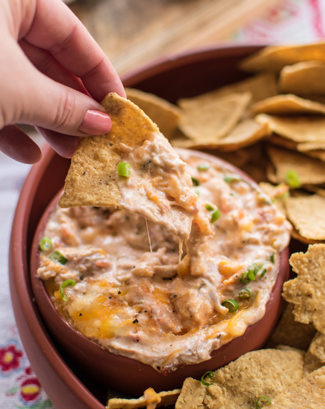 Mexican Shredded Chicken Dip | Carolyn's Cooking