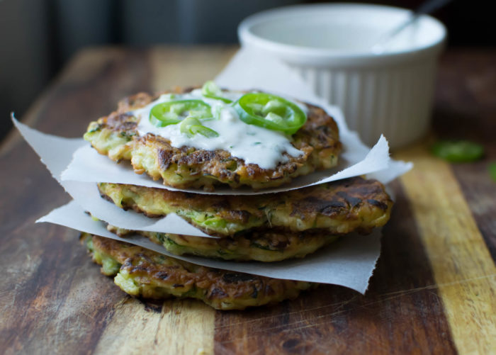 spicy zucchini fritter