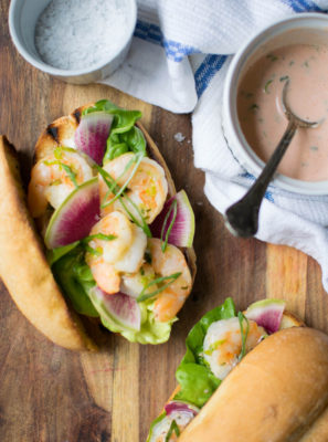 Shrimp Rolls with Sriracha Mayo