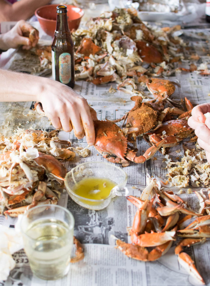 Old Bay Steamed Crabs Feast