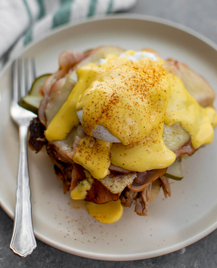 Cuban Eggs Benedict.