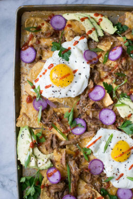 Pulled Pork Sheet Pan Nachos