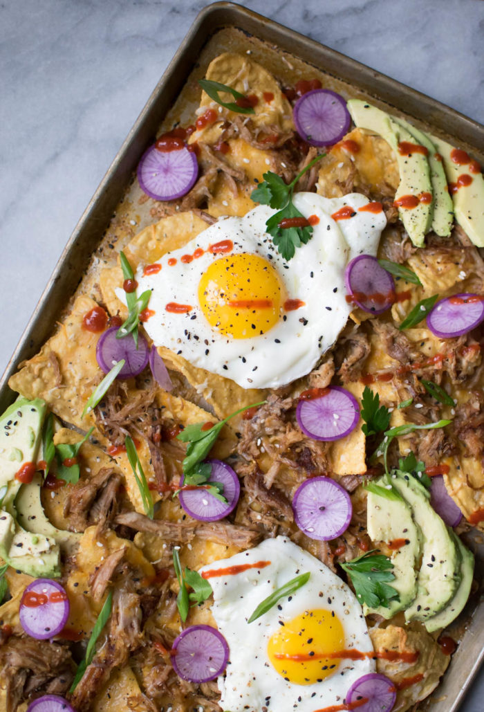 Pulled Pork Sheet Pan Nachos