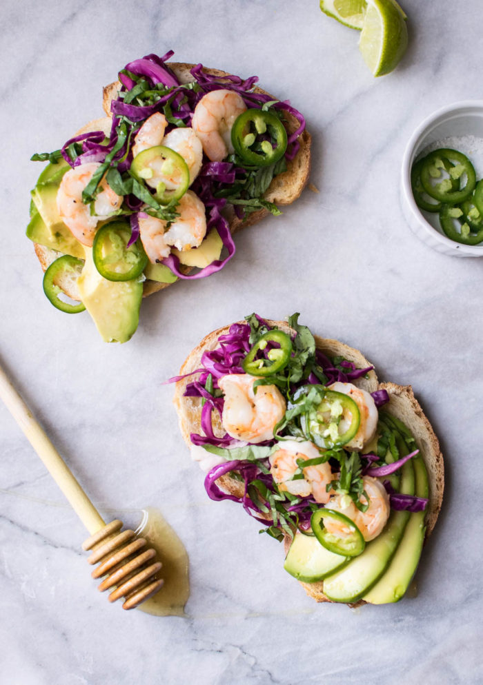 Avocado Toast with Shrimp