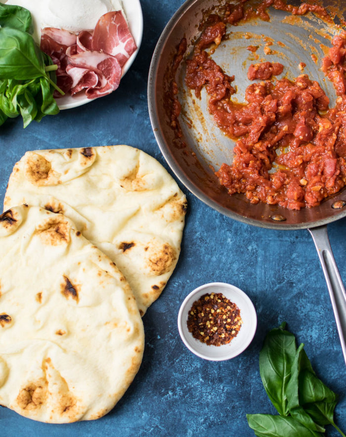 Naan Pizza Ingredients