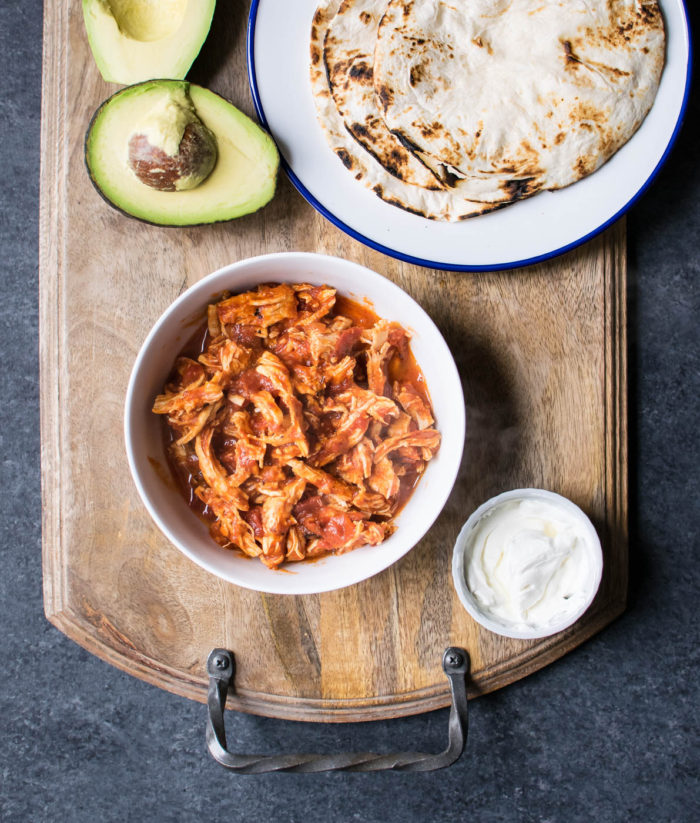 Mexican Shredded Chicken ingredients