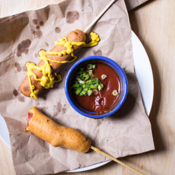 Gochujang Corn Dogs