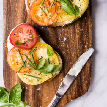 Summer Tomato Toasts