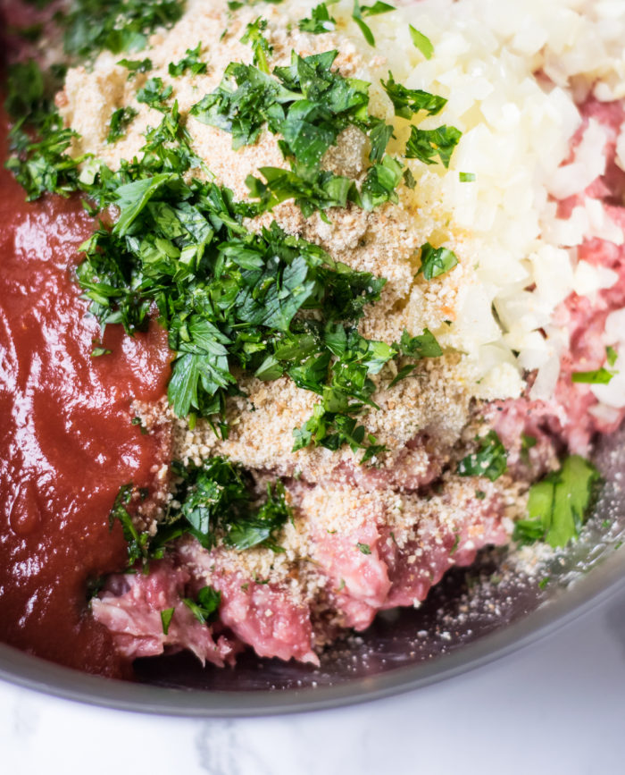 Italian Meatloaf Ingredients