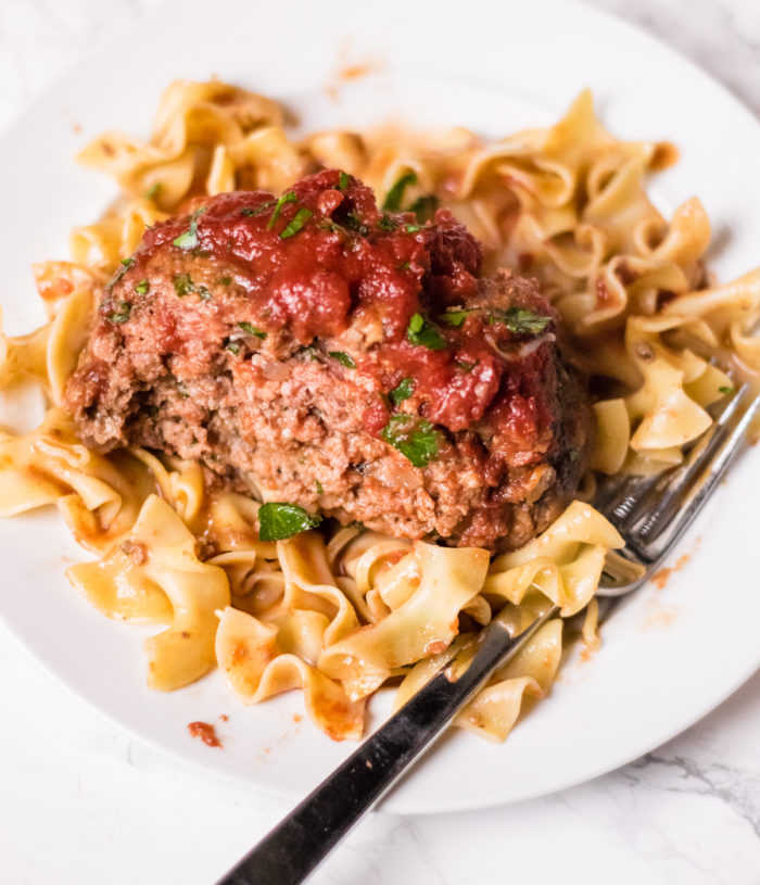 Italian Meatloaf with Pasta