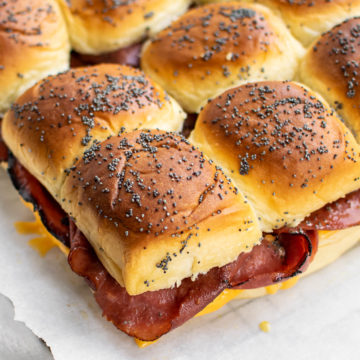 Fried Bologna Sliders