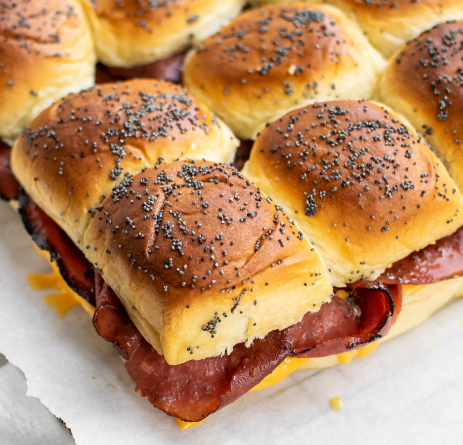 Fried Bologna Sliders