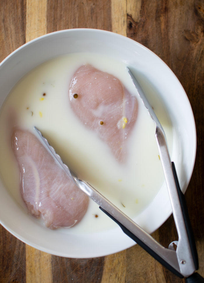 Yogurt and Pickle Brined Chicken Breast