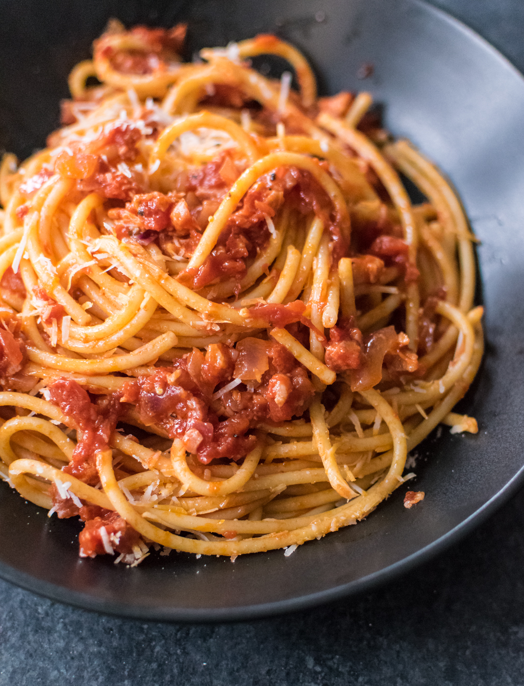 Bucatini all&amp;#39;Amatriciana | Carolyn&amp;#39;s Cooking