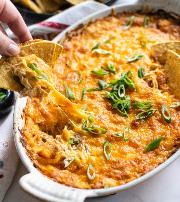 Mexican Shredded Chicken Dip 