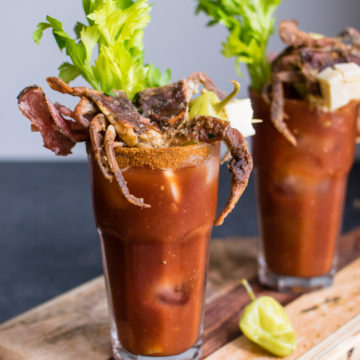 Bloody Mary with Soft Shell Crab