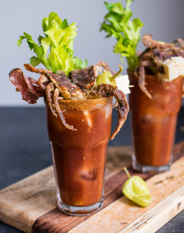 Bloody Mary with Soft Shell Crab