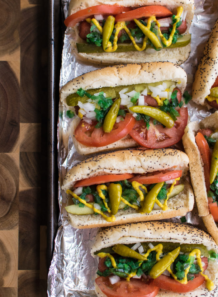 chicago style hot dog 