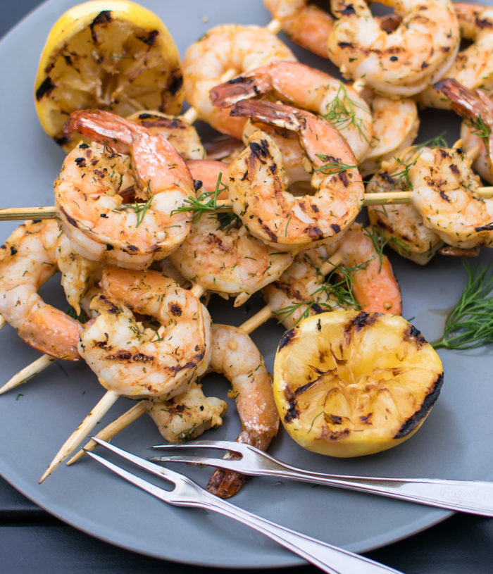 Grilled Peppadew Shrimp Skewers