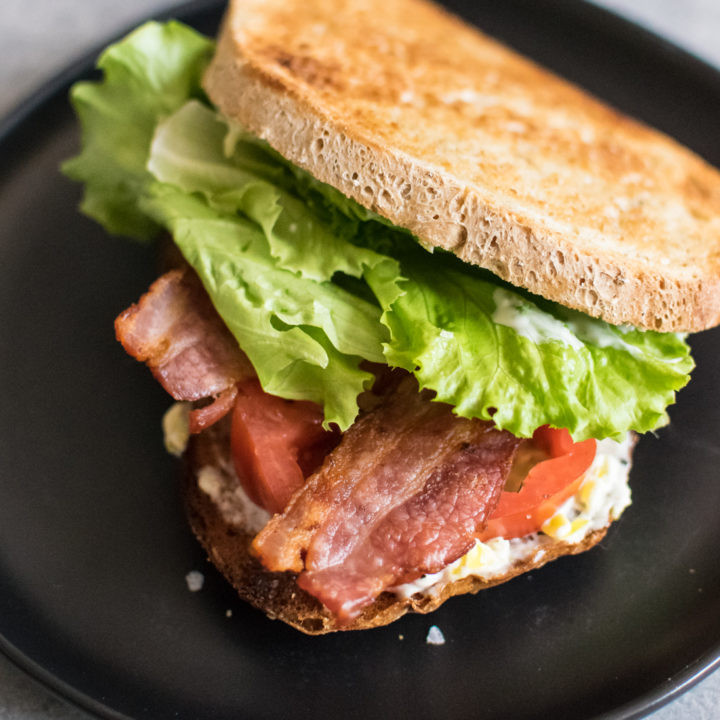 BLT with Pepperoncini Mayo