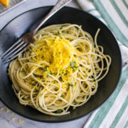 Aglio e Olio with Cured Egg Yolk