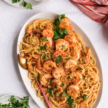 Shrimp Fra Diavolo with Pasta