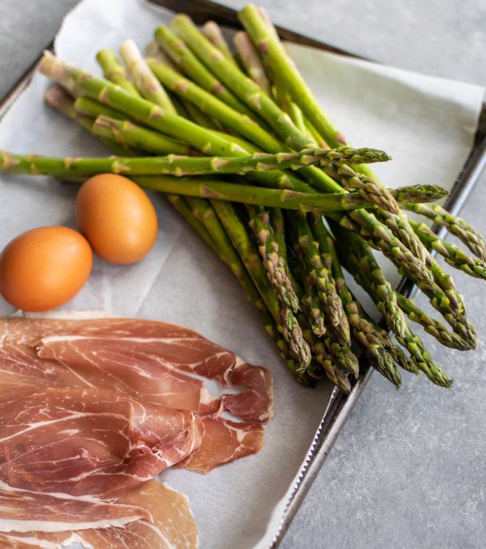 Asparagus Mimosa ingredients