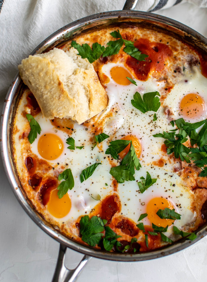 Skillet Baked Eggs - What Should I Make For