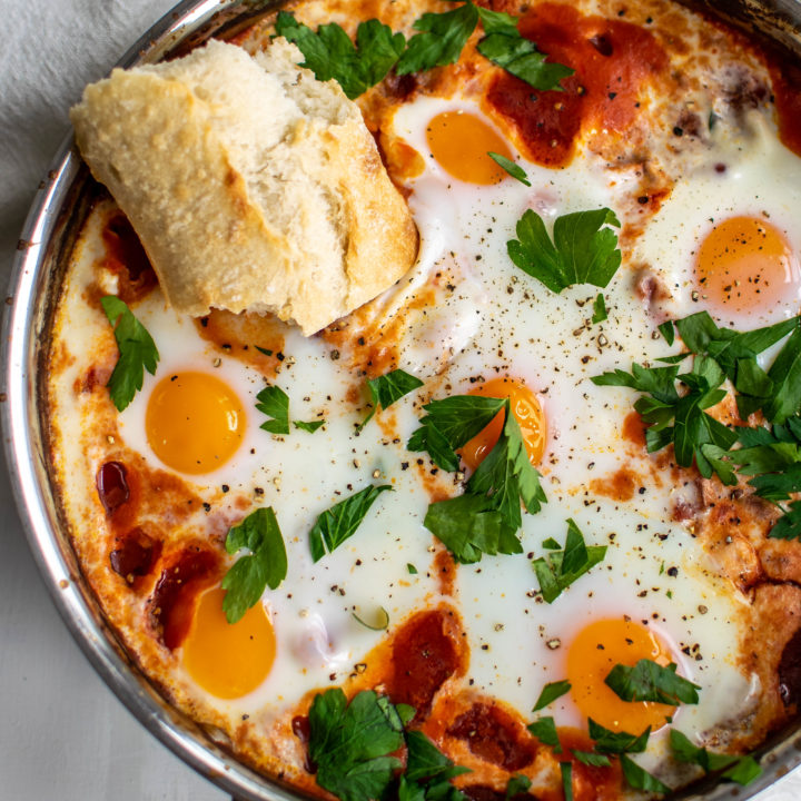 Smoky Baked Eggs