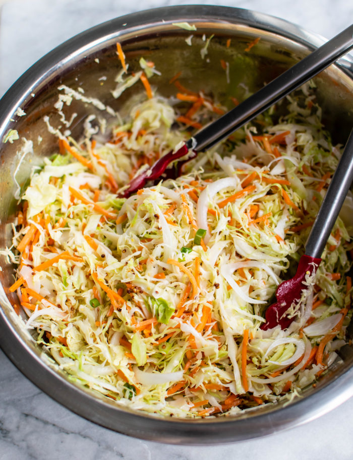 Tangy ginger slaw