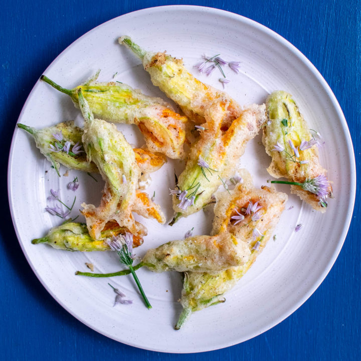 ricotta stuffed zucchini flowers