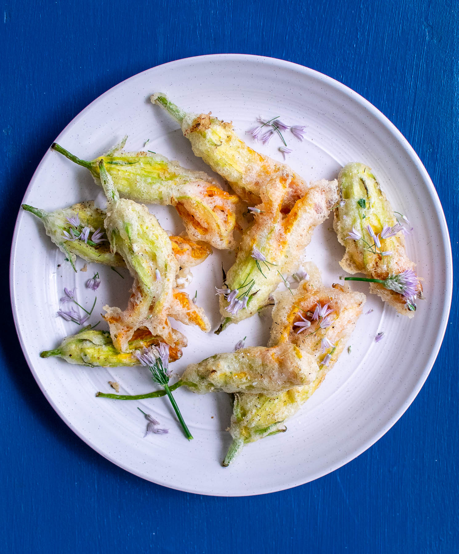 Ricotta Stuffed Zucchini Flowers | Carolyn&amp;#39;s Cooking