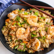 Shrimp and Pork Belly Fried Rice | Carolyn's Cooking