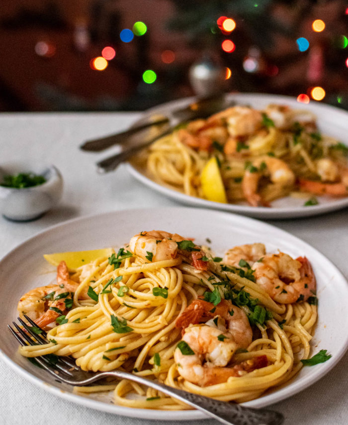 Spicy Shrimp Scampi