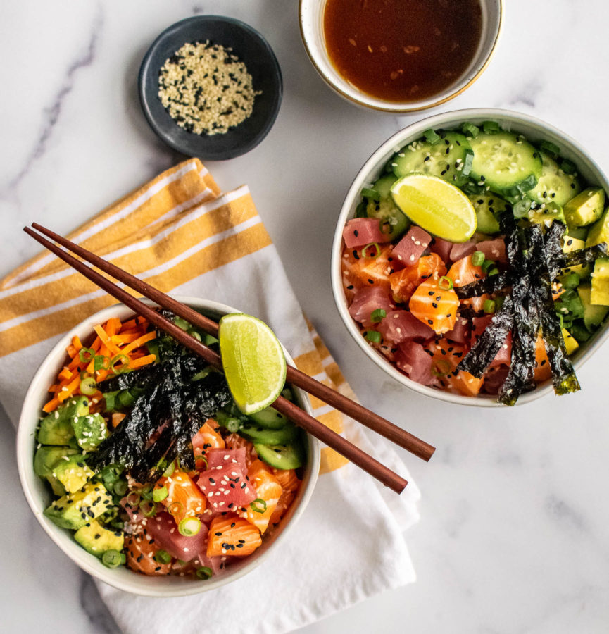 Whole30 Poke Bowls Carolyn's Cooking