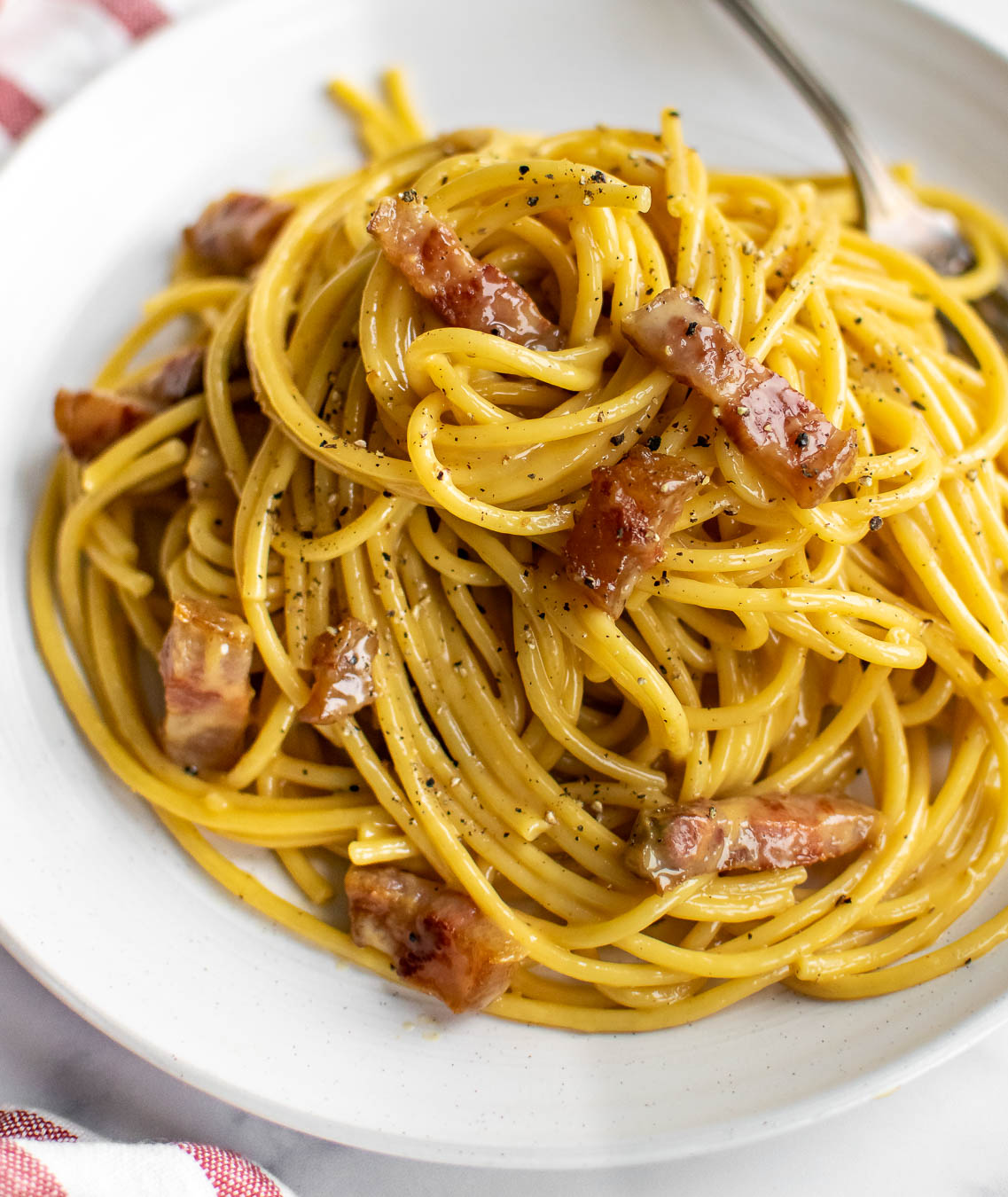 Authentic Bucatini Alla Carbonara Carolyn S Cooking