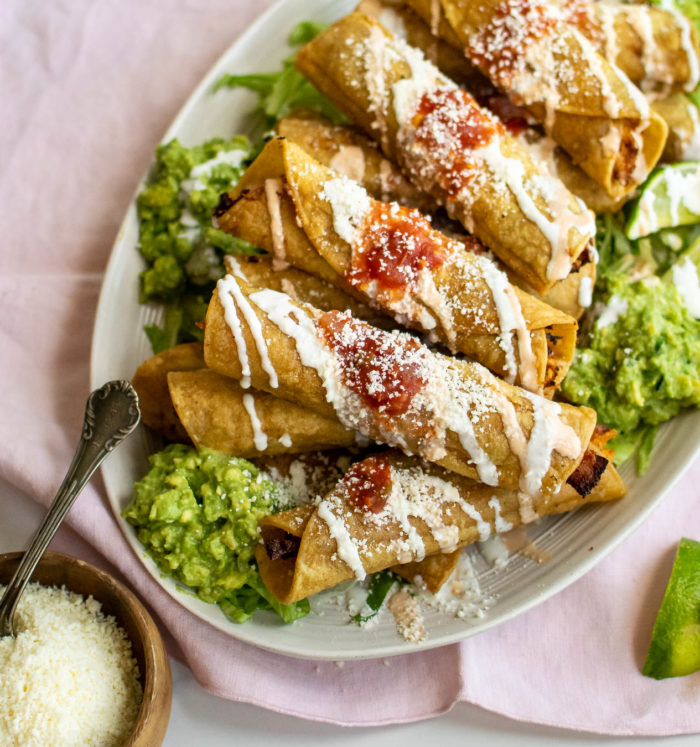 Leftover Turkey Taquitos 