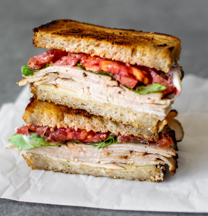 summertime turkey sandwich