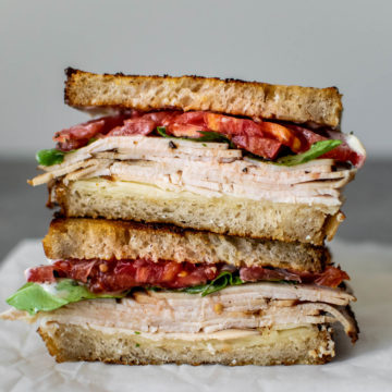 summertime turkey sandwich