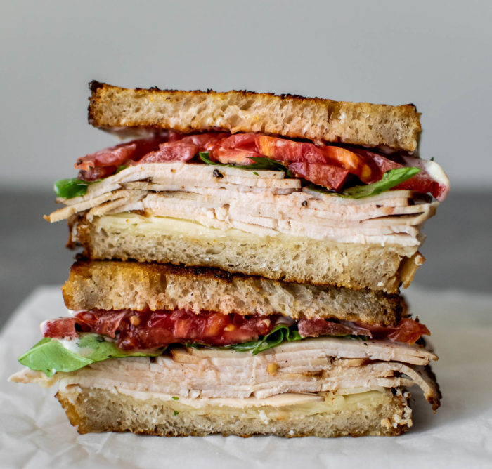 summertime turkey sandwich