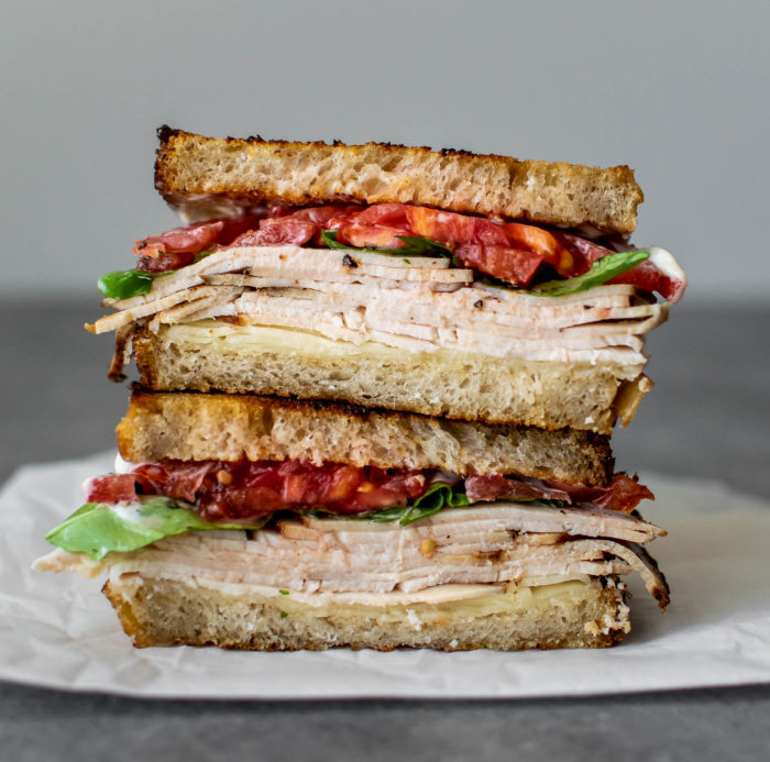 summertime turkey sandwich