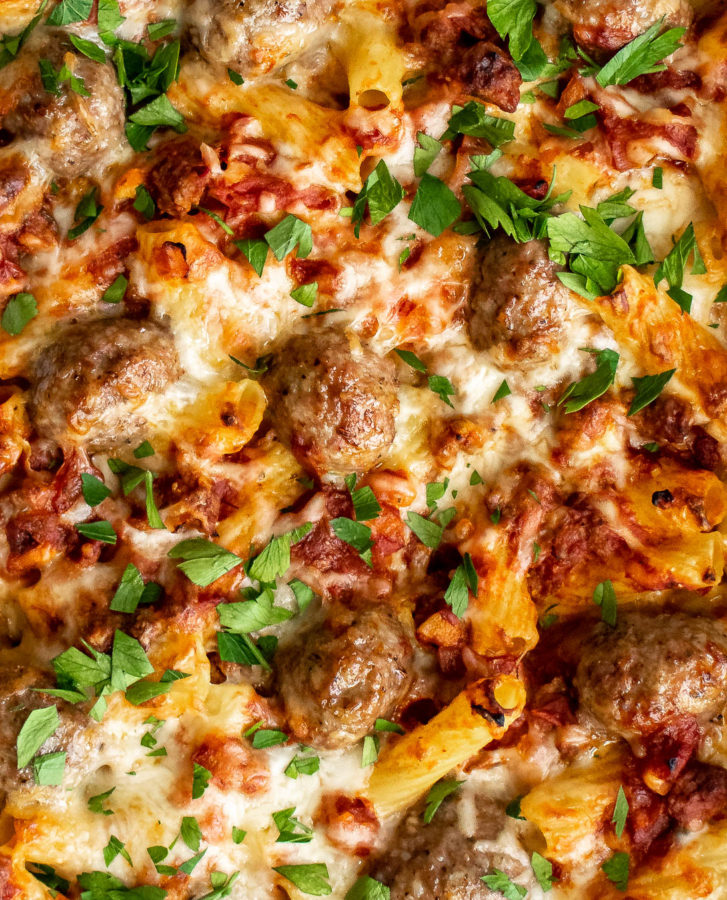 Baked Pasta with Meatballs