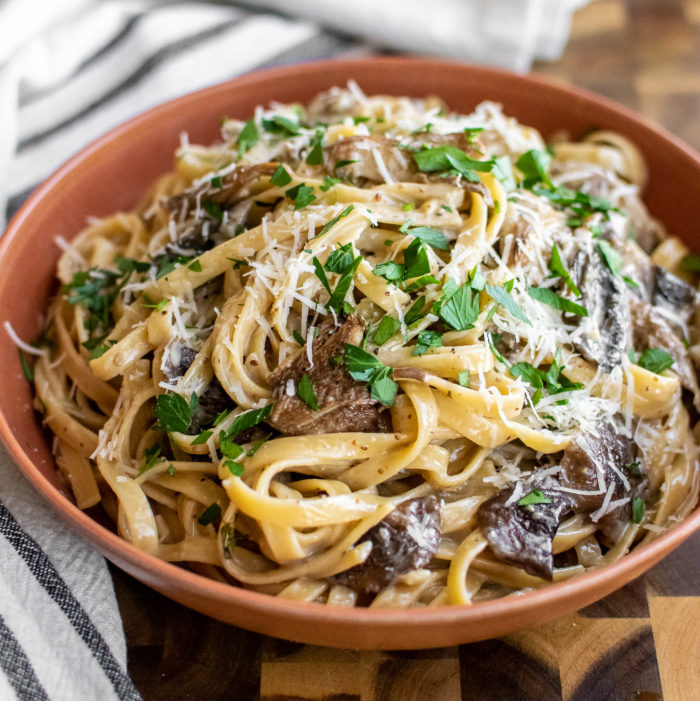 Creamy Mushroom Pasta 