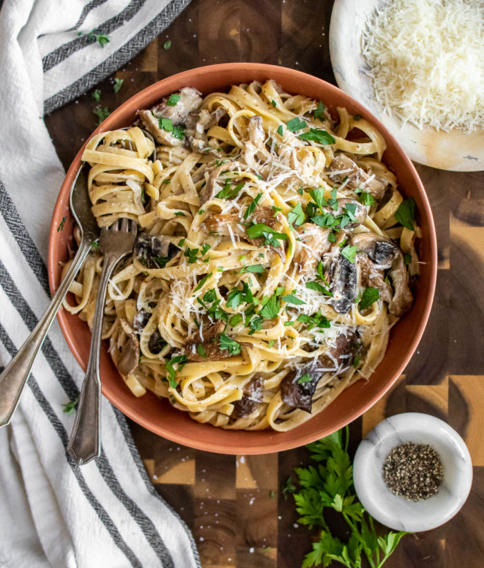 Creamy Mushroom Pasta 