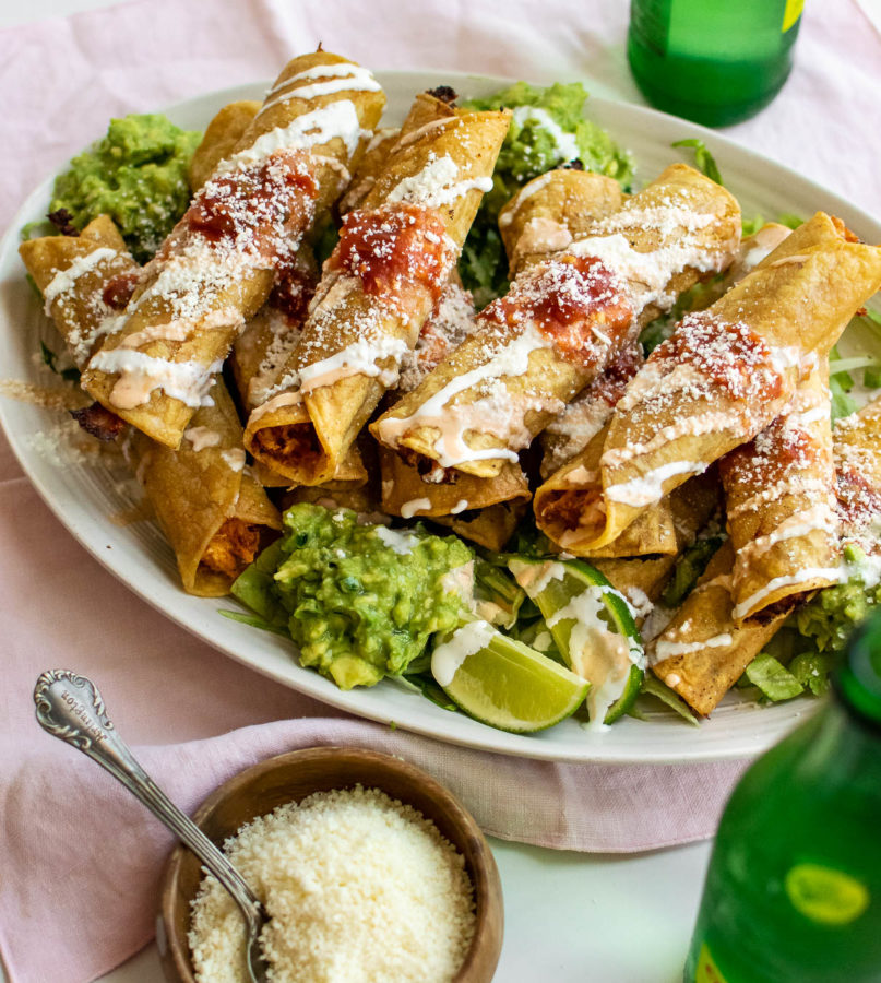 Leftover Turkey Taquitos