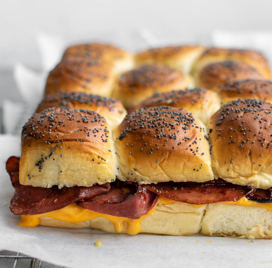 Fried Bologna Sliders.