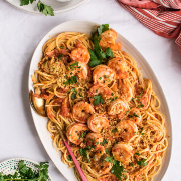 Shrimp Fra Diavolo.