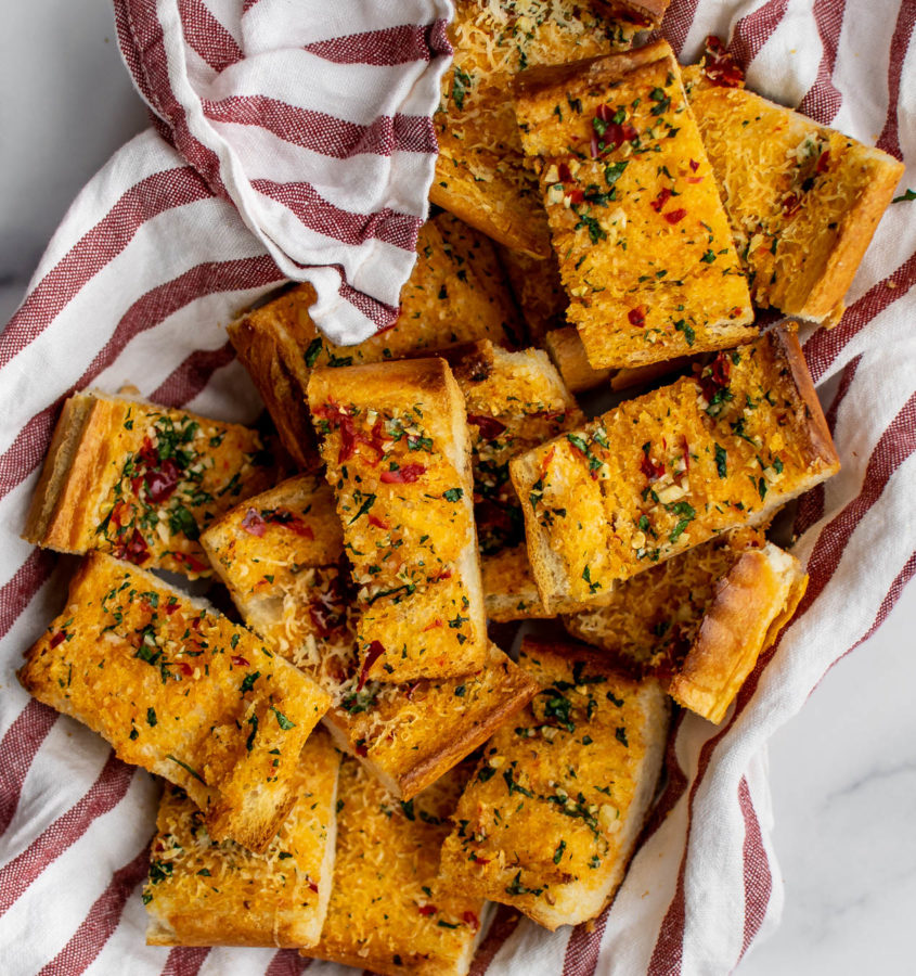 Calabrian Chili Garlic Bread